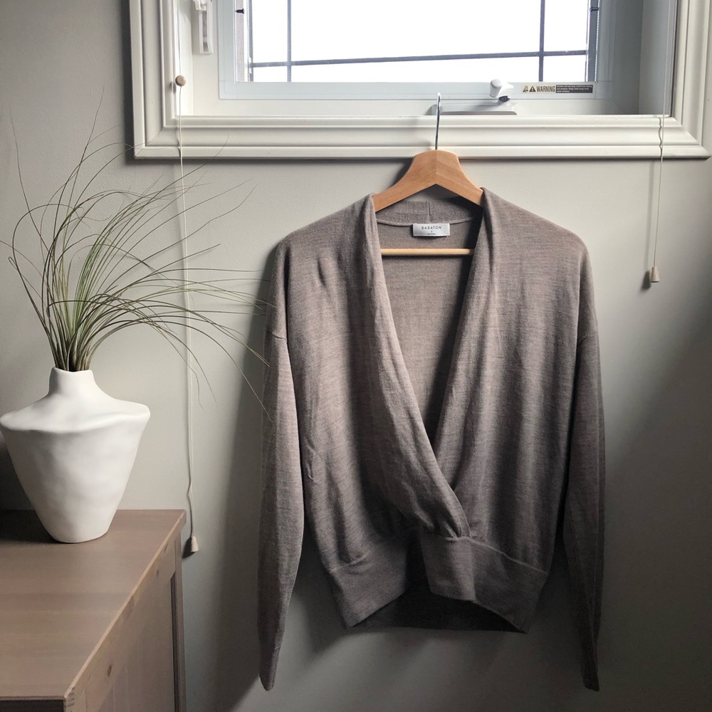Babaton cross sweater